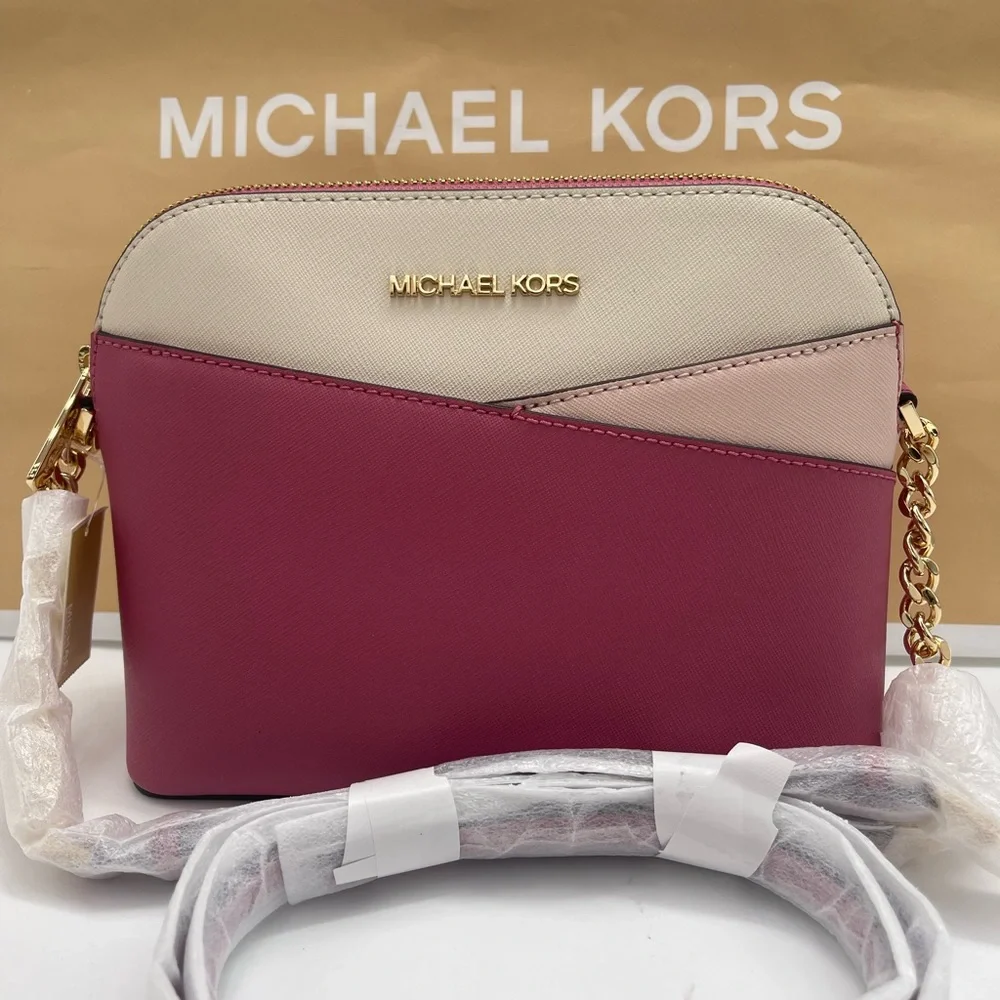 Michael Kors Jet Set Travel Medium Dome Crossbody XCROSS XBODY Bag 
Rosewood NWT - Picture 15 of 16